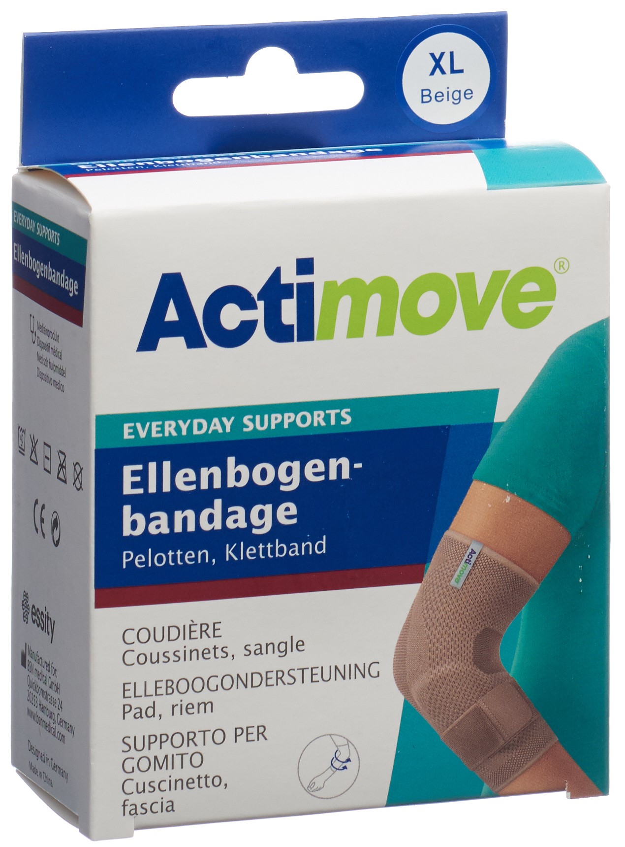 Actimove Everyday Support Ellenbogenbandage XL Klettband