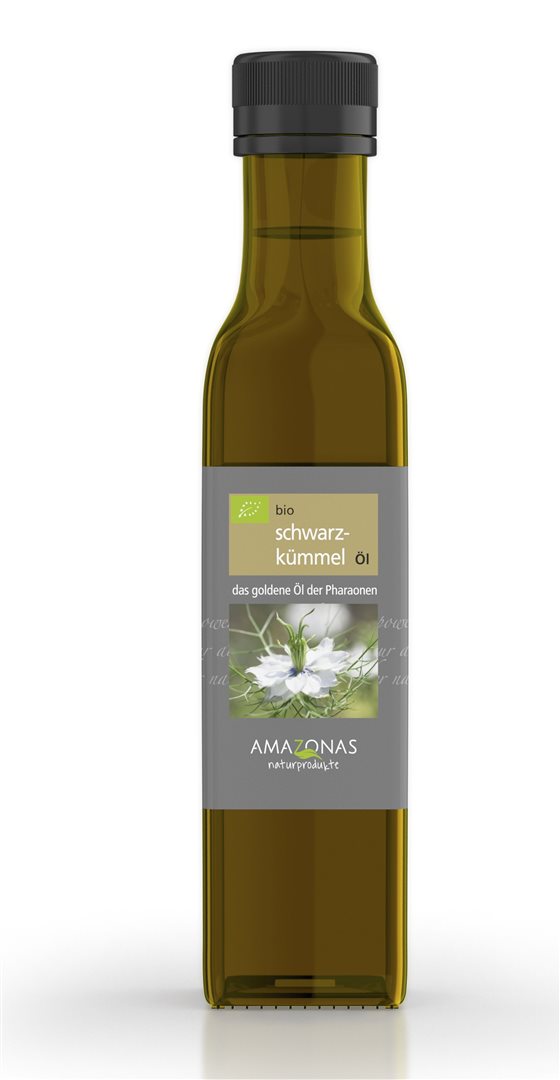 AMAZONAS schwarzkümmelöl 100 % rein kaltgepresst Ägypten
