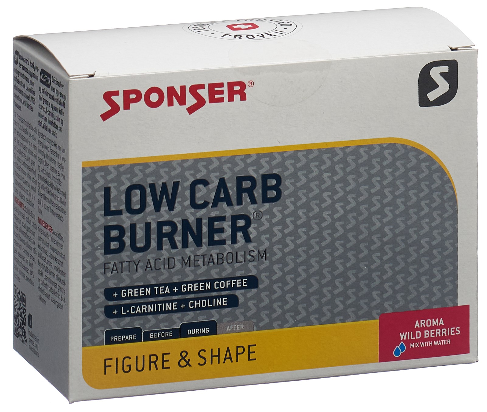 Sponser Low Carb Burner Pulver Wild Berries
