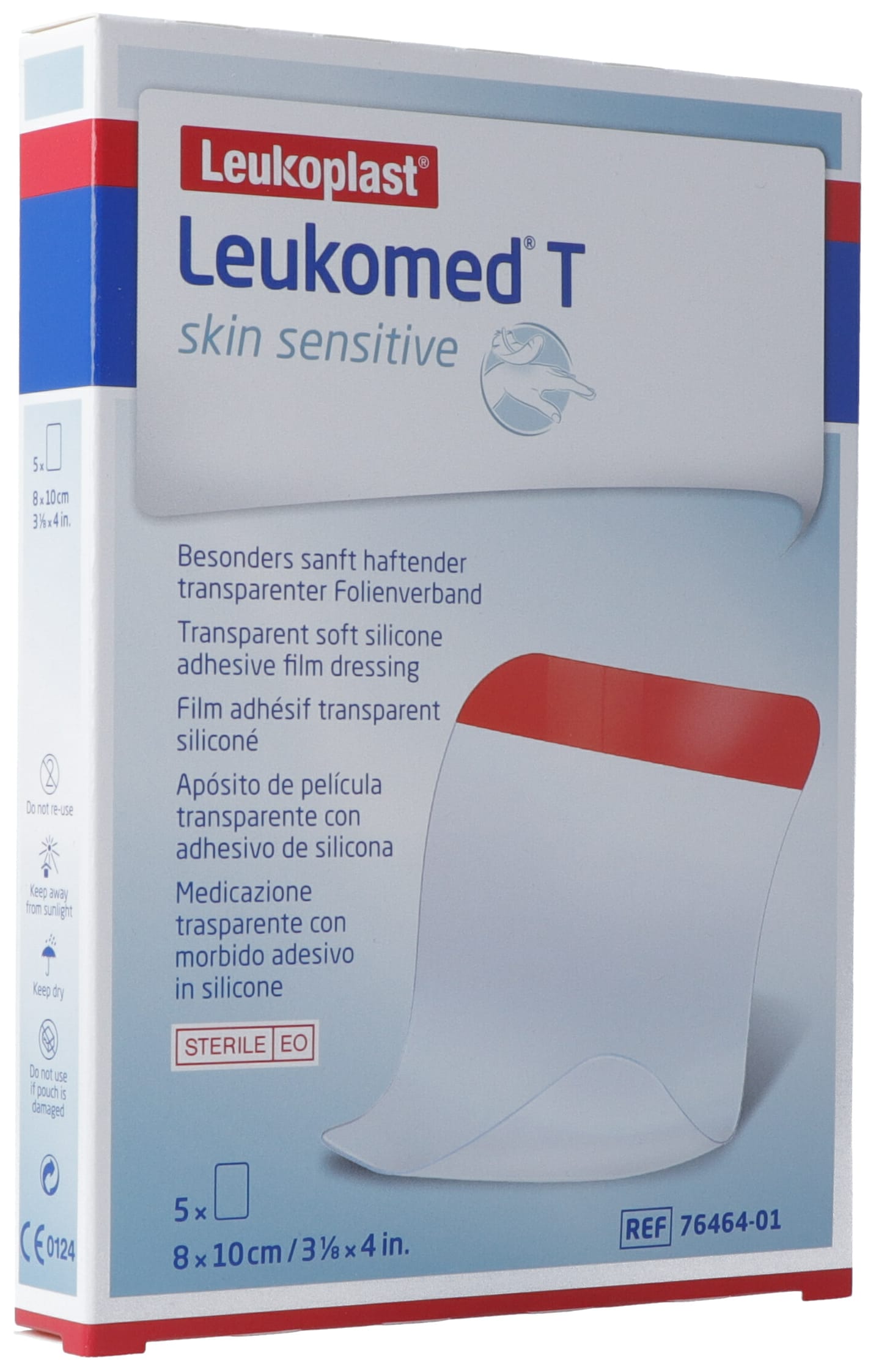 Leukomed T skin sensiive 8x10cm