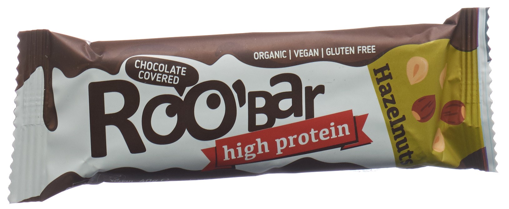 Roo'Bar Schokoriegel Haselnuss Protein
