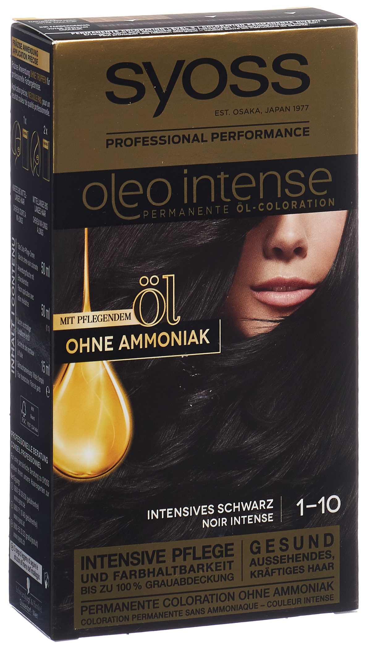 SYOSS Oleo Intense 1-10 intensives Schwarz