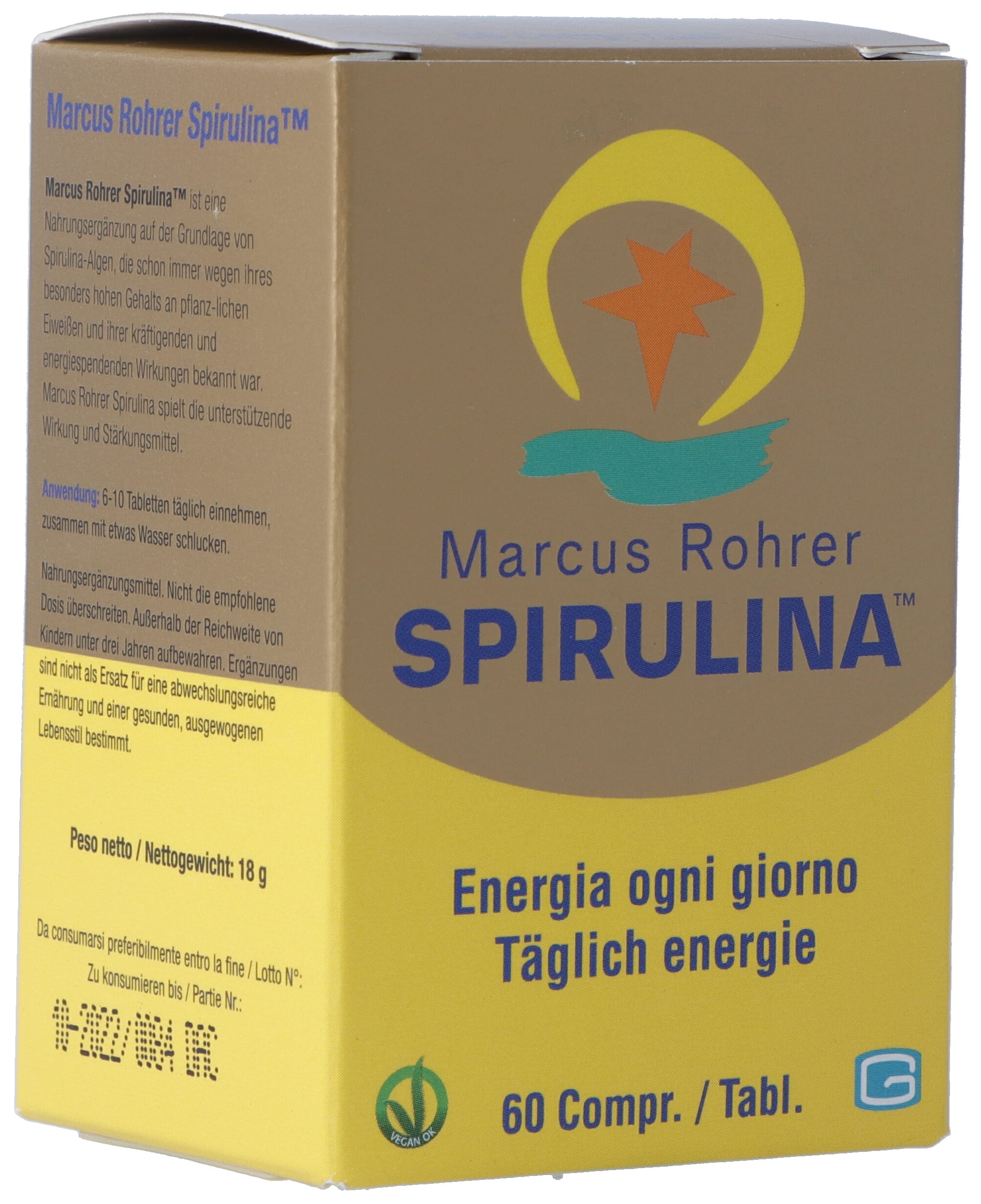 Marcus Rohrer Spirulina Tablette