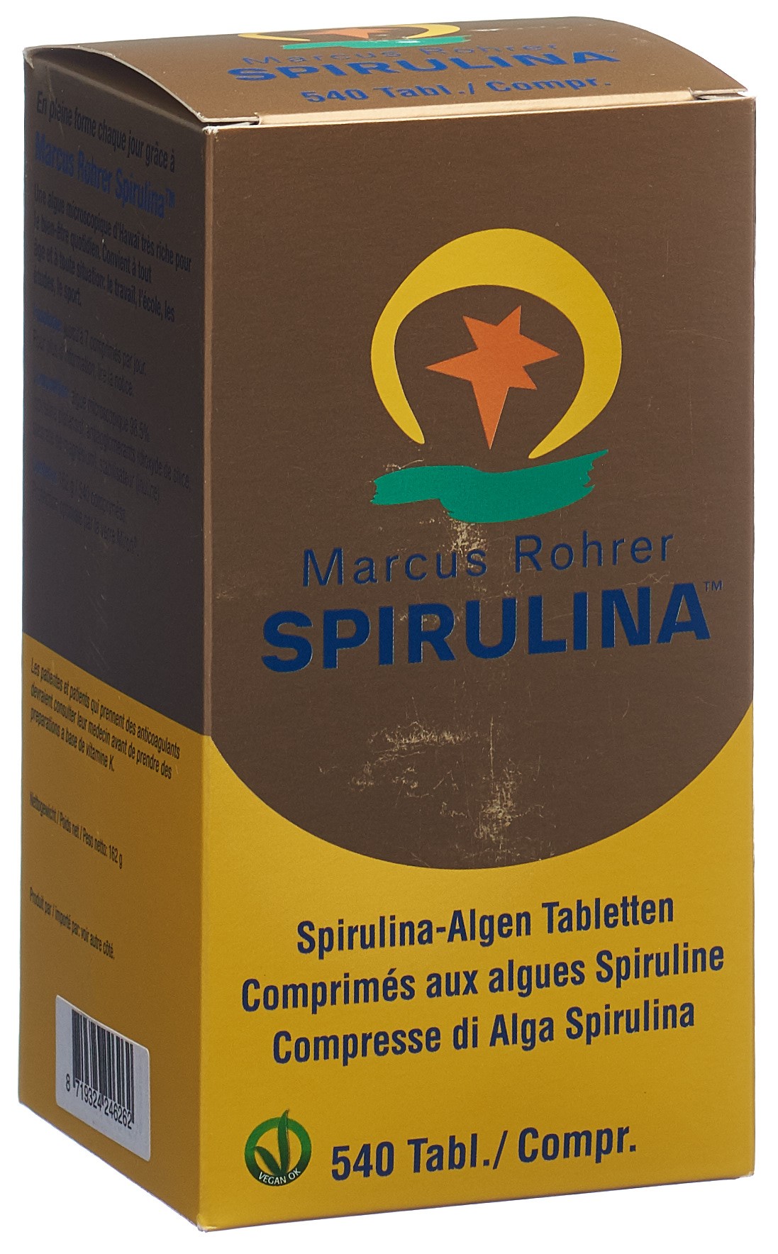 Marcus Rohrer Spirulina Tablette