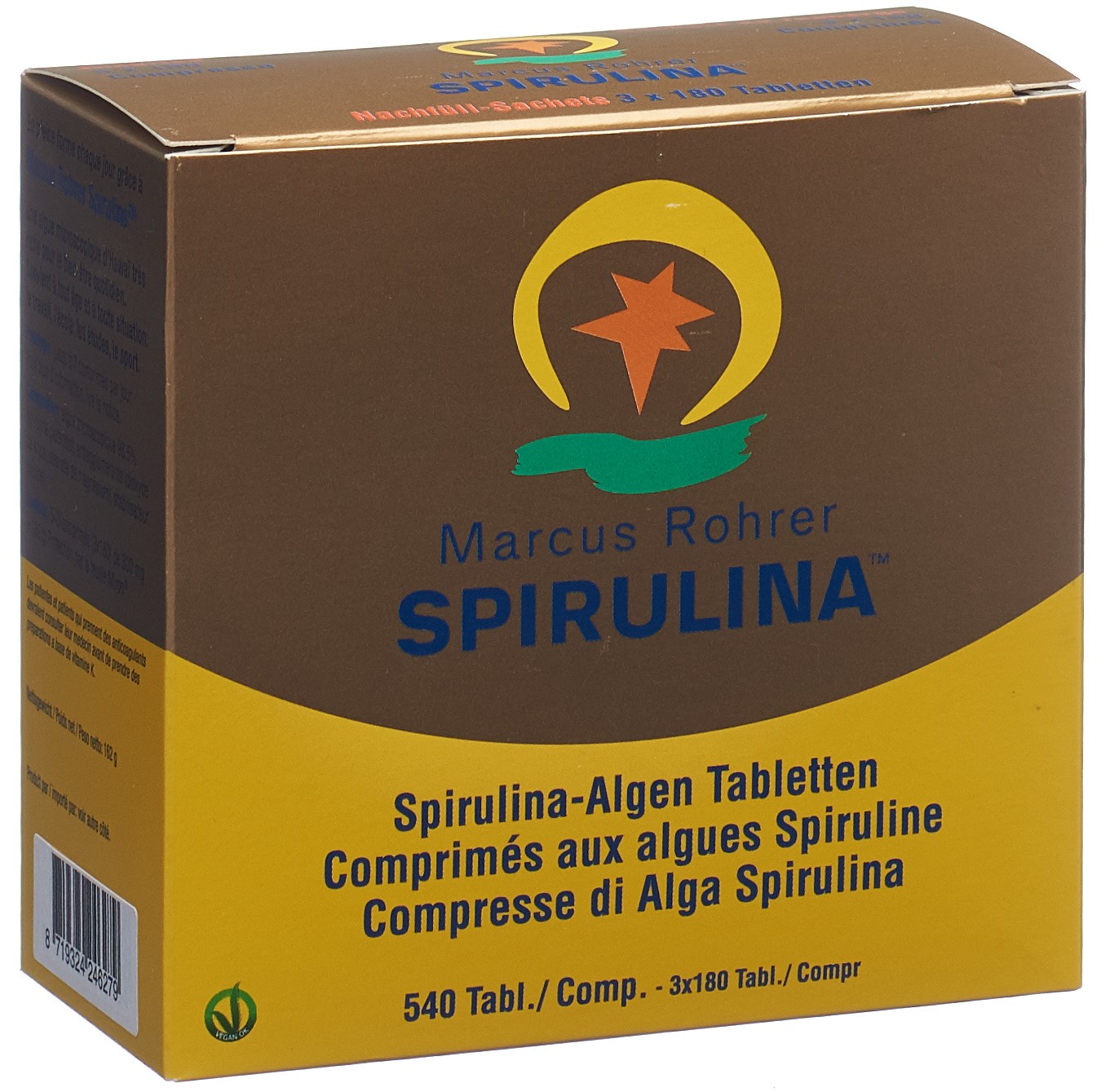 Marcus Rohrer Spirulina Tablette Refill