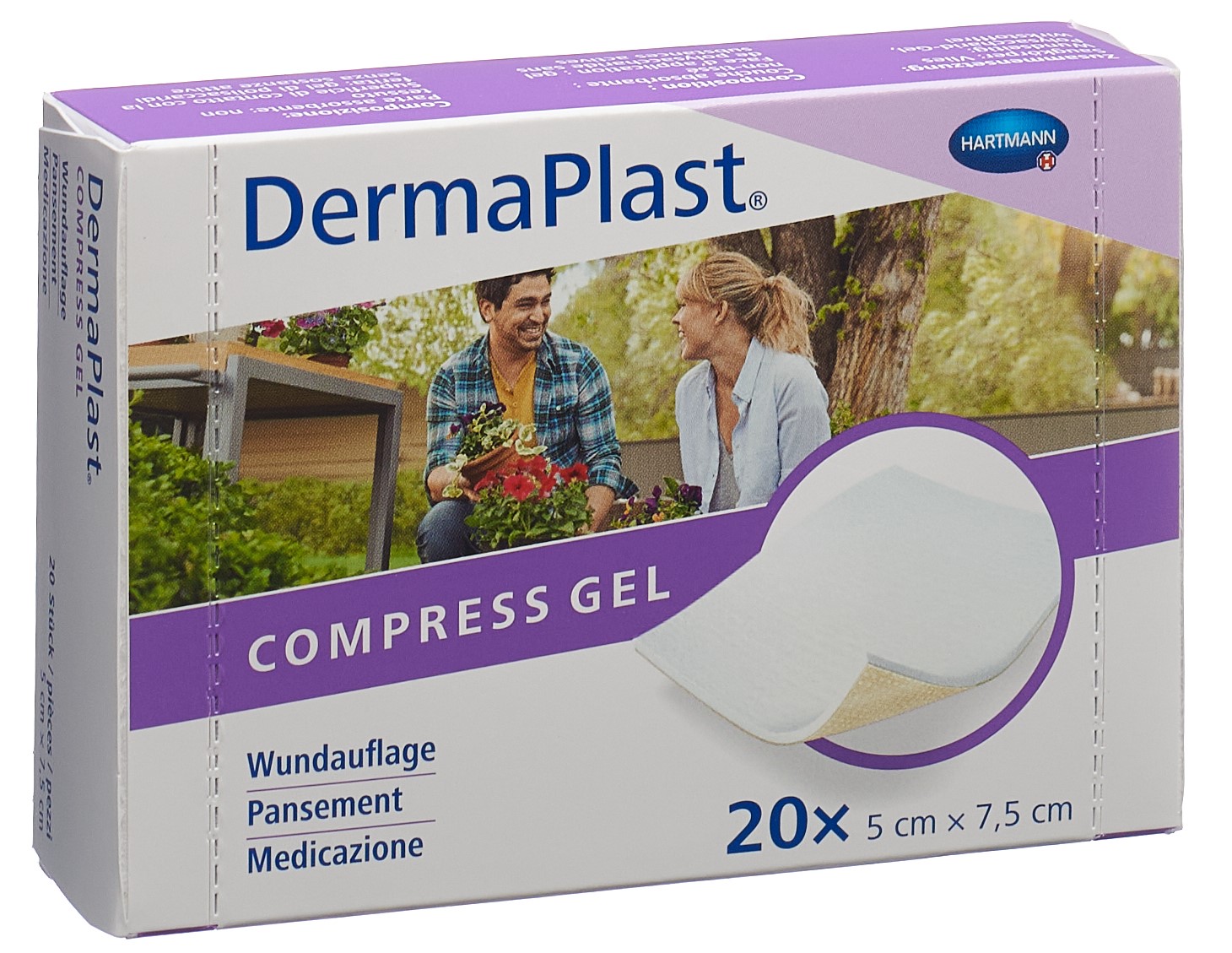 DermaPlast Compress Gel 5x7.5cm
