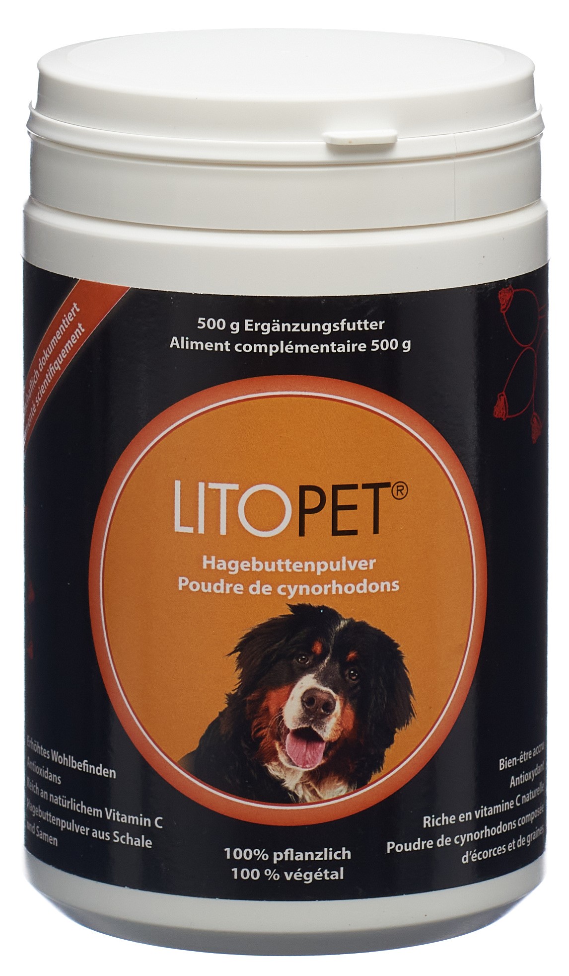 LitoPet original dänische Hagebutte für Hunde