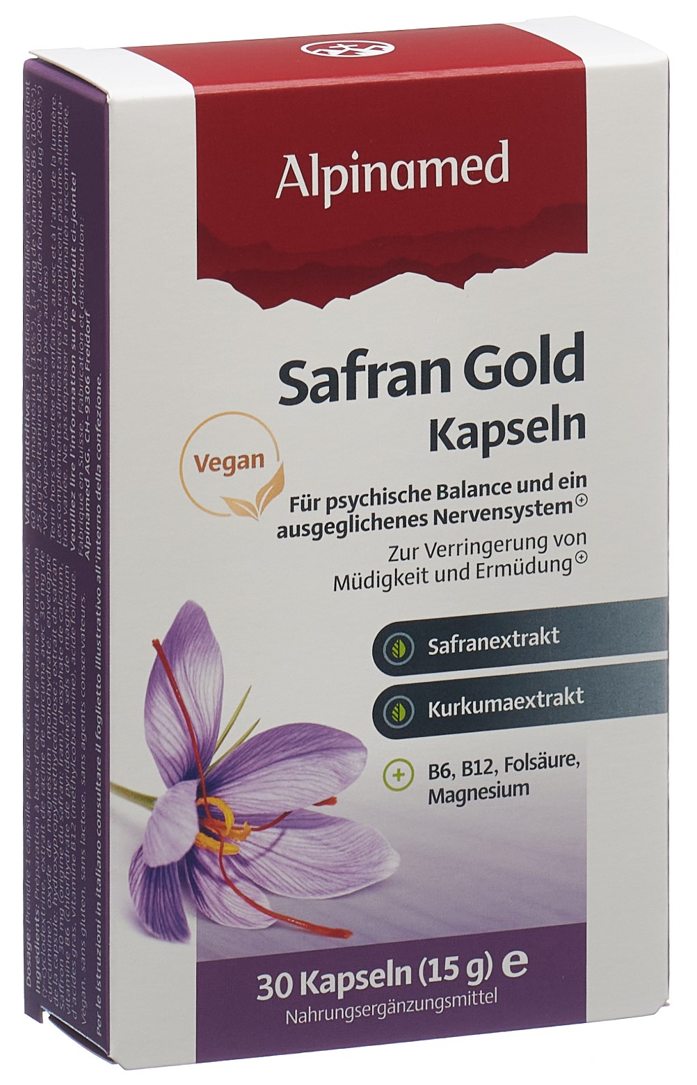 ALPINAMED Safran Gold Kapsel