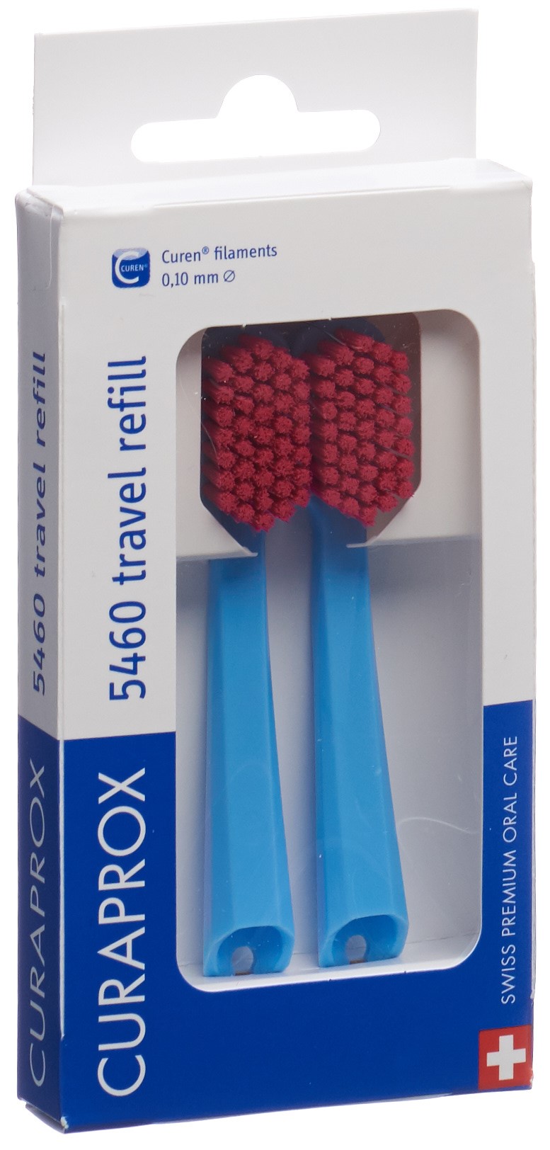 Curaprox CS 5460 Duo Travel Refill Bürstenköpfe Bürstenköpfe
