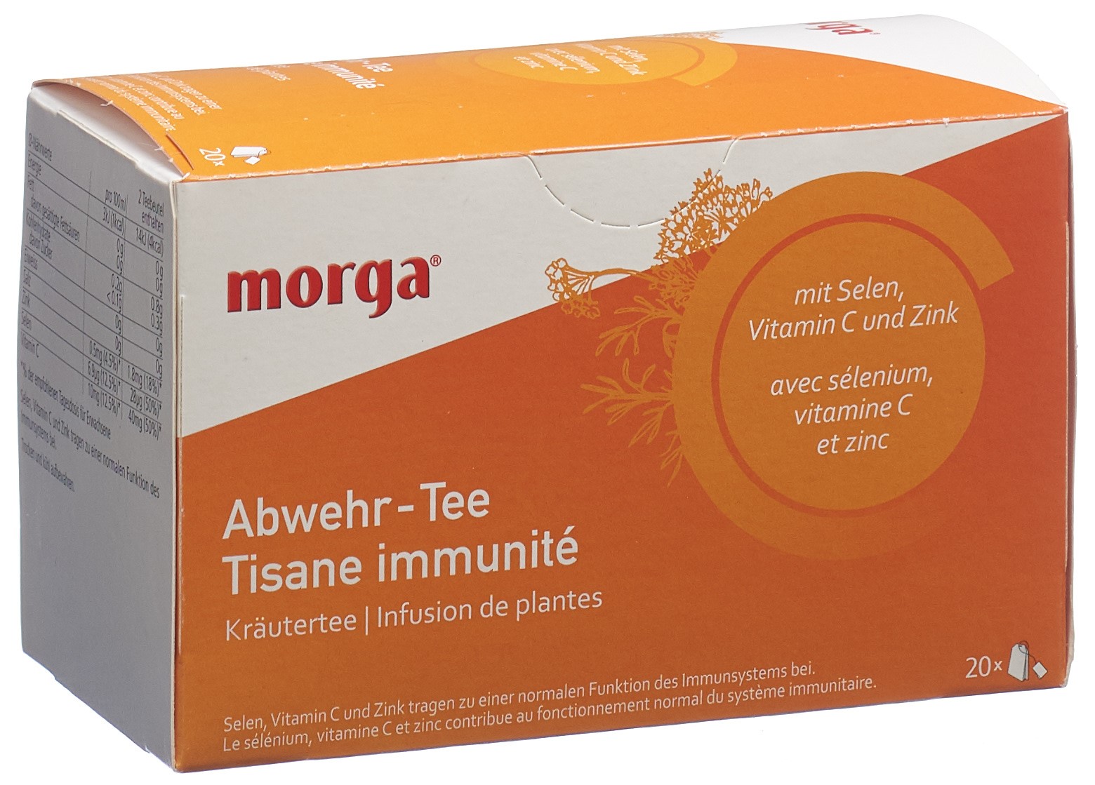 morga Abwehr-Tee mit Hülle