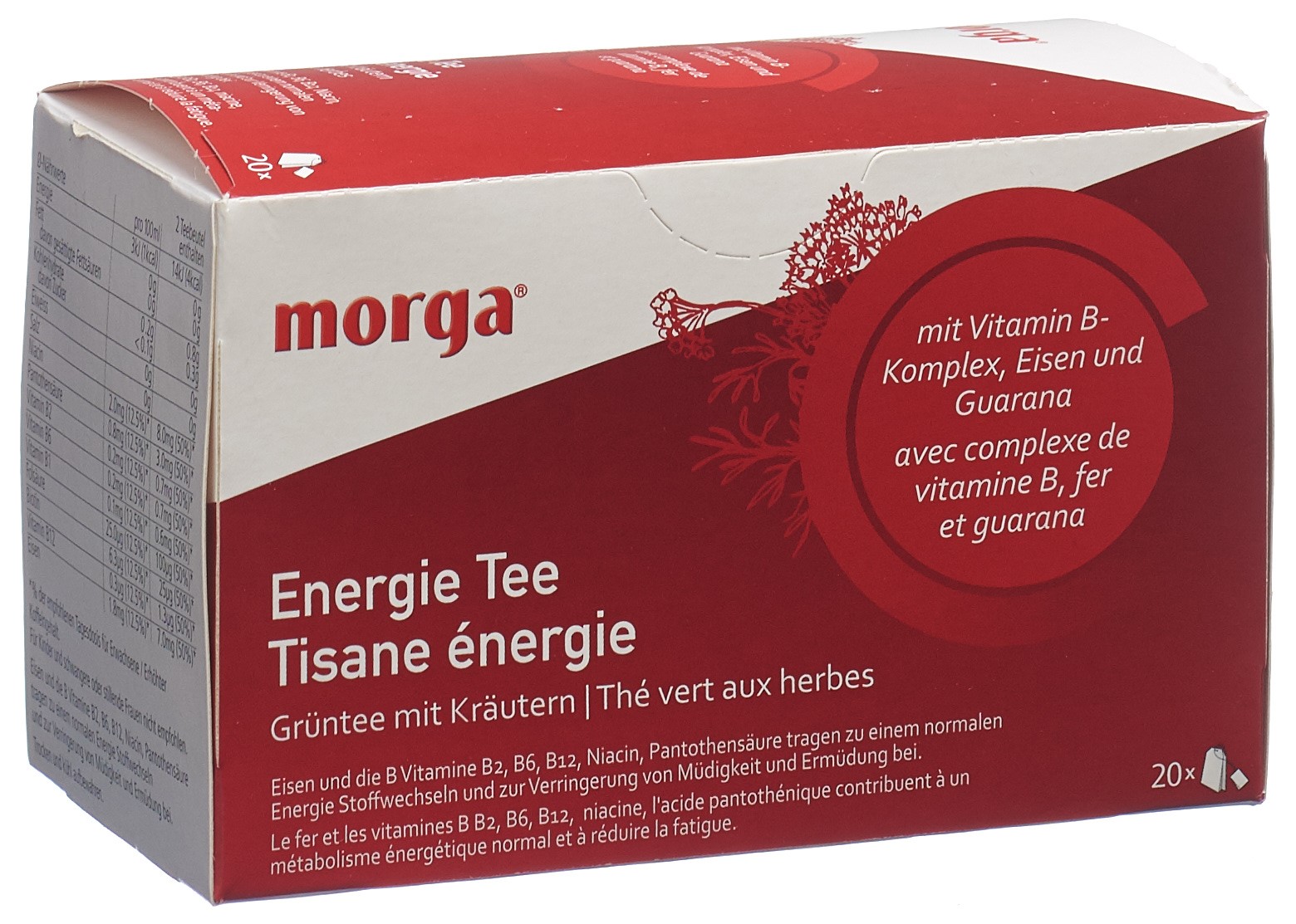 morga Energie Tee mit Hülle
