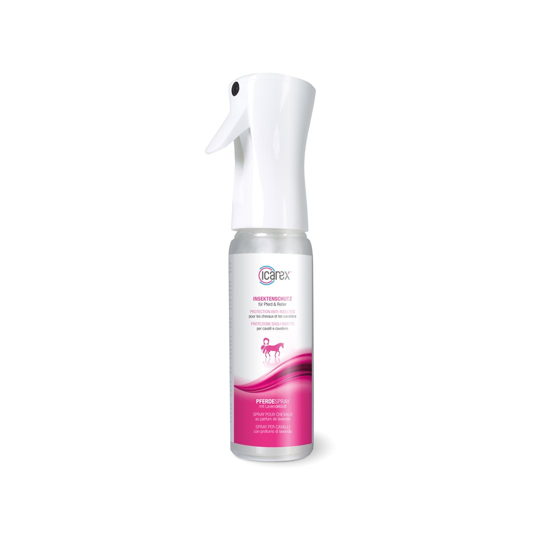 Icarex Pferdespray für Pferd und Reiter und Reiter