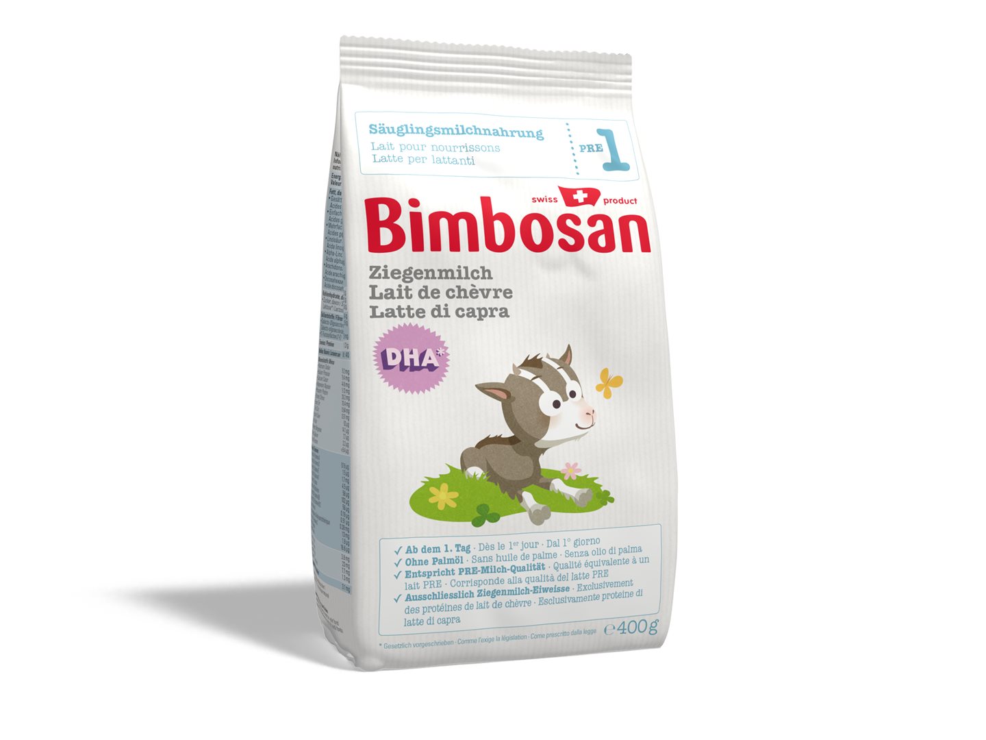 Bimbosan Ziegenmilch 1 Säuglingsmilch refill