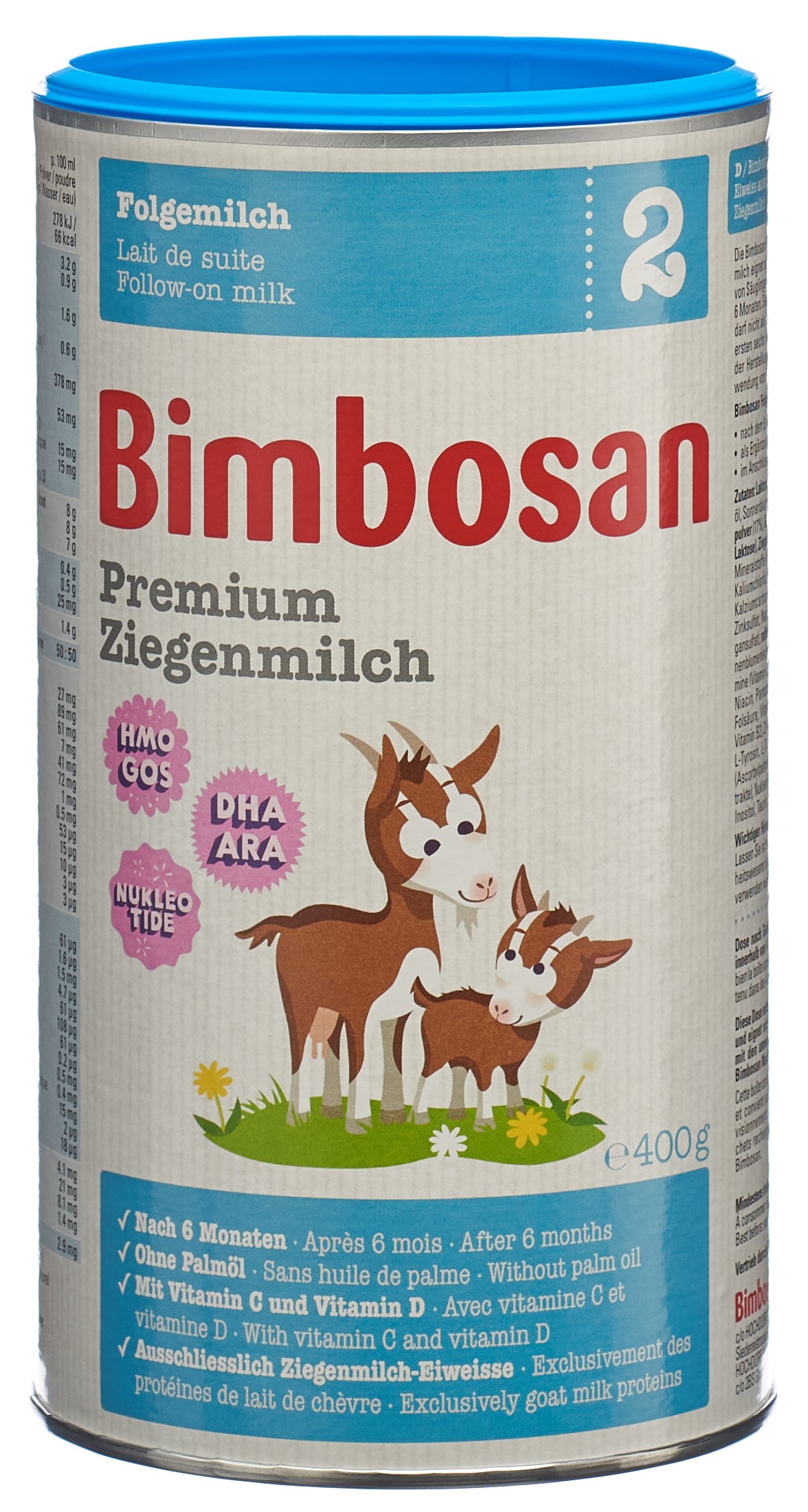 Bimbosan Ziegenmilch 2 Folgemilch