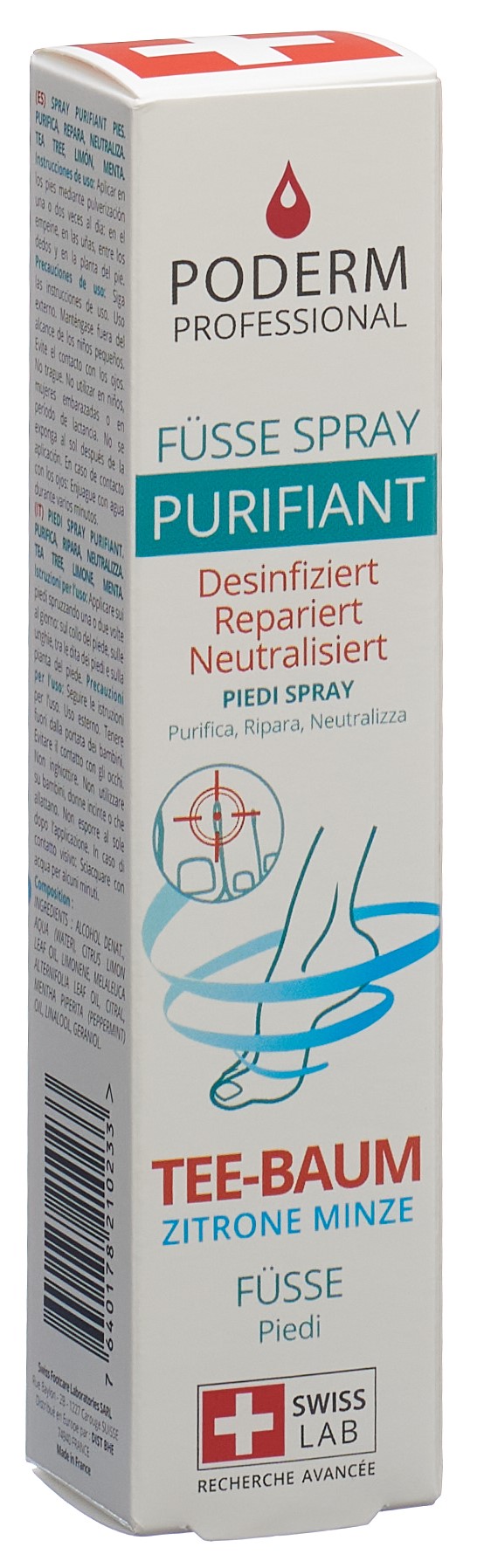 PODERM Spray Pieds Purifiant