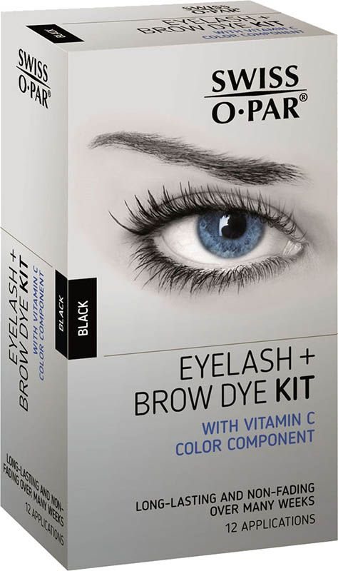 SMISS O PAR Augenbrauen- und Wimpernfarbe schwarz