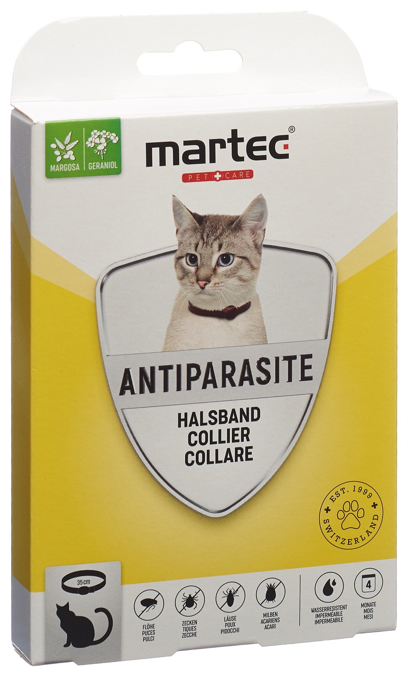 martec PET CARE collier pour chats ANTIPARASITE ANTIPARASITE