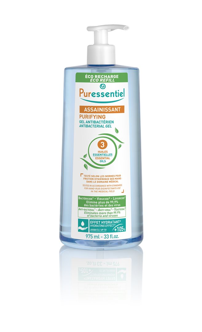 Puressentiel Gel reinigend antibakteriell mit 3 ätherischen Ölen