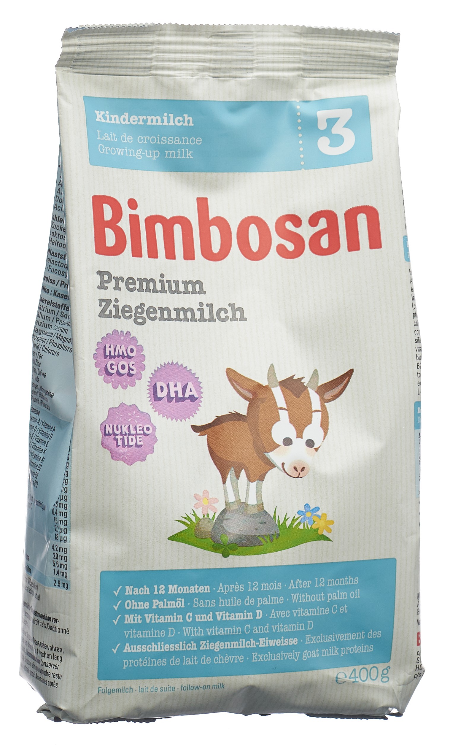 Bimbosan Ziegenmilch 3 Kindermilch refill