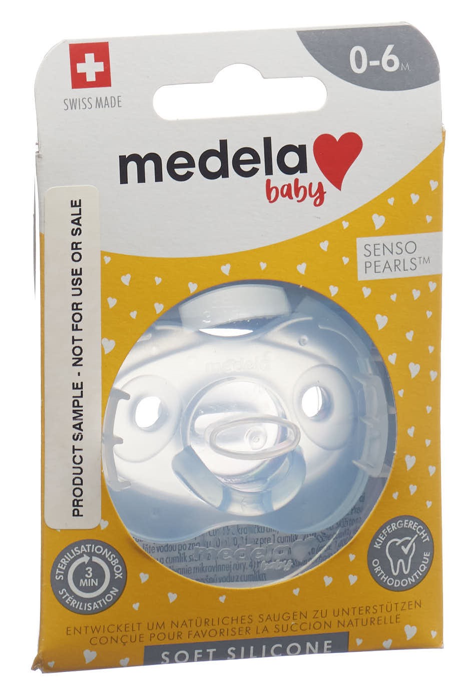 medela Baby Nuggi Soft Silicone 0-6 Blau