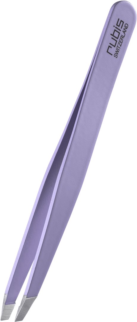 rubis Pinzette schräg violett Inox