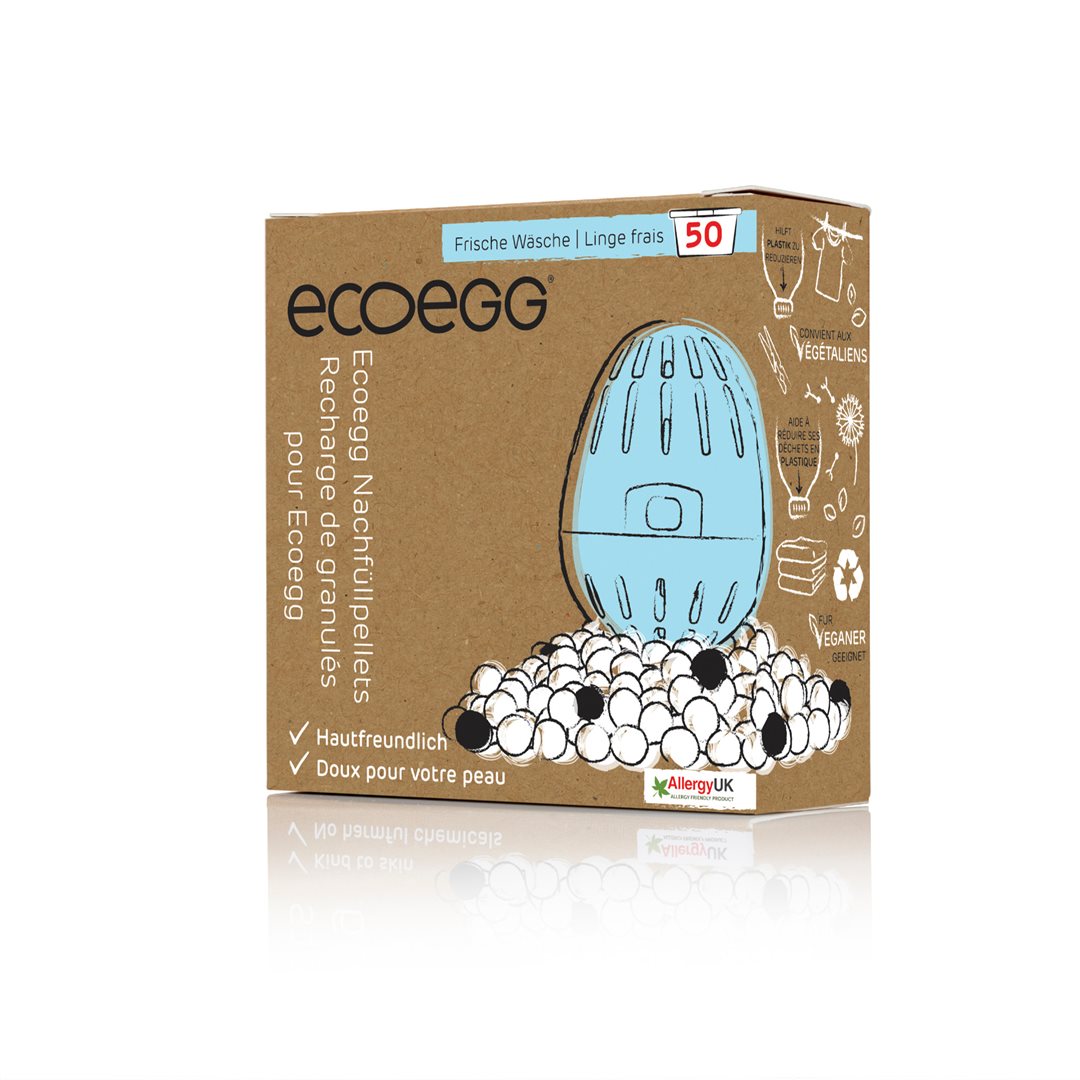 EcoEgg Wasch-Ei Nachfüllpellets Frische Wäsche für 50 Wäscheladungen