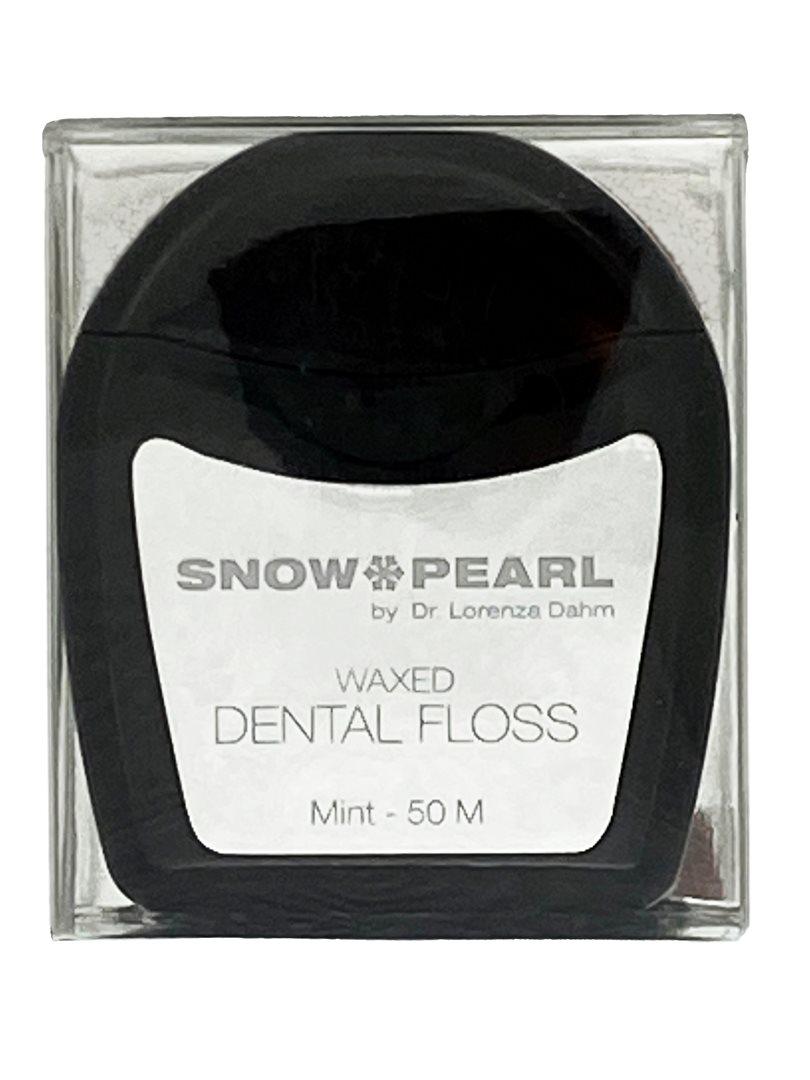 SNOW PEARL Zahnseide 50m gewachst Minze