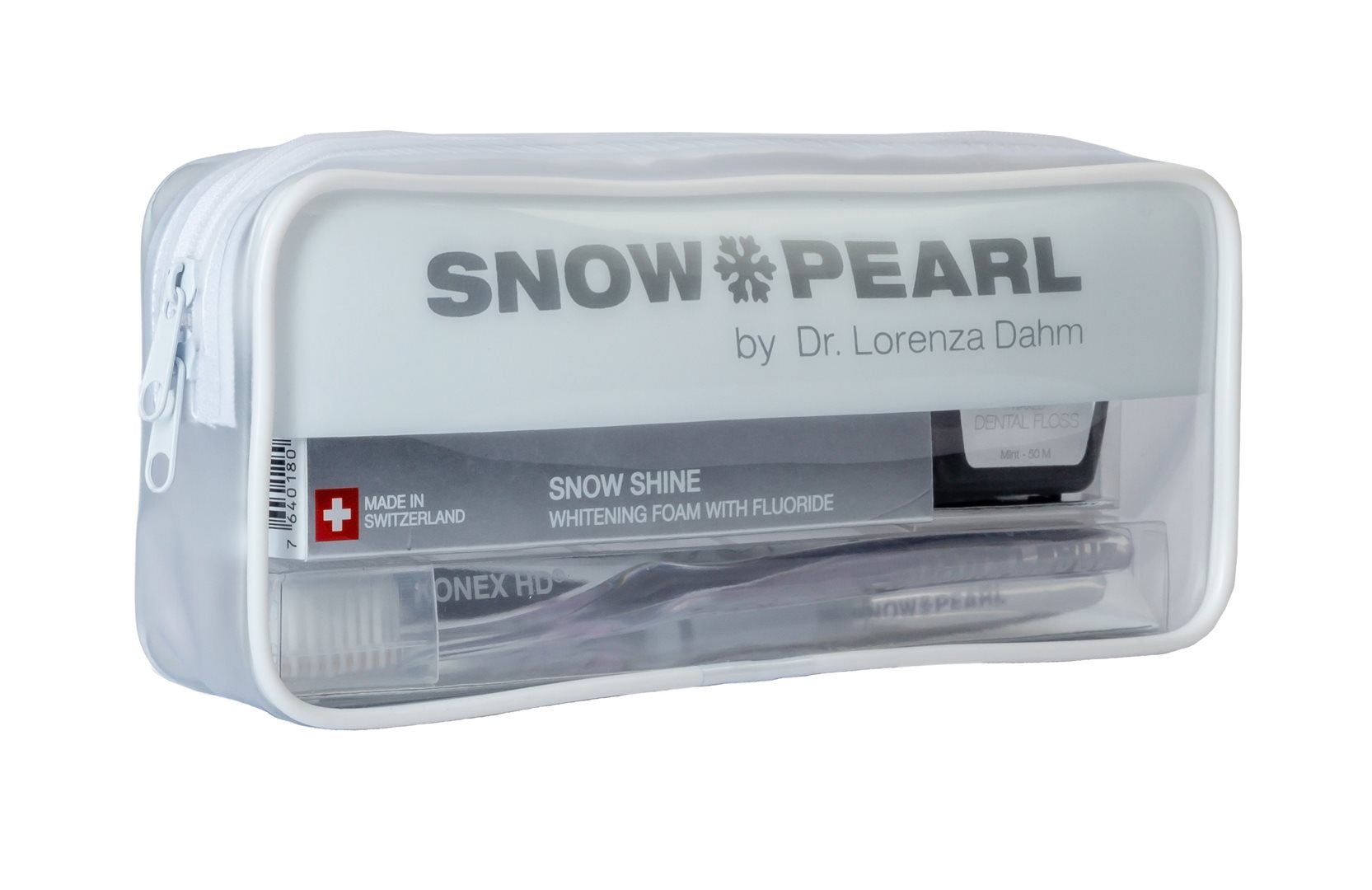 SNOW PEARL Travel Kit SHINE Whitening Foam weiss
