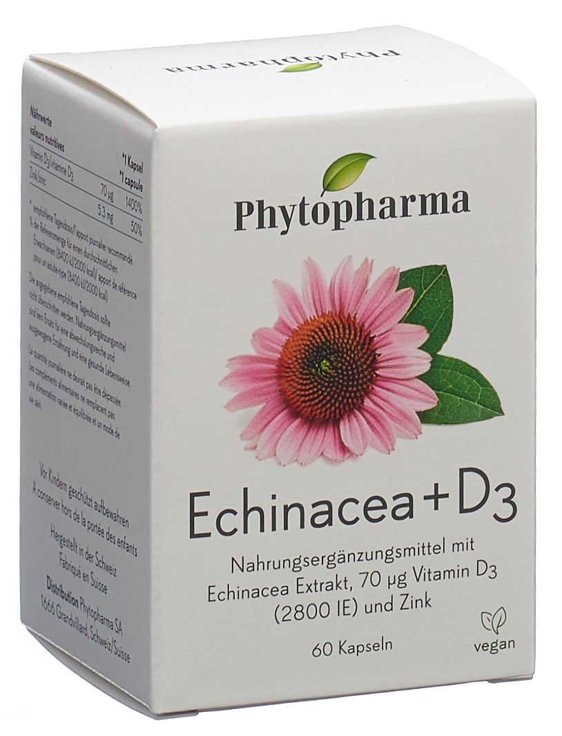 Phytopharma Echinacea + Vitamin D3 Kapsel