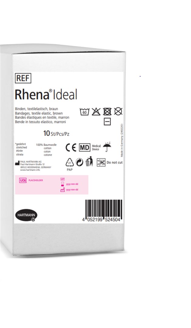Rhena Ideal Elastische Binde 10cmx5m hautfarben