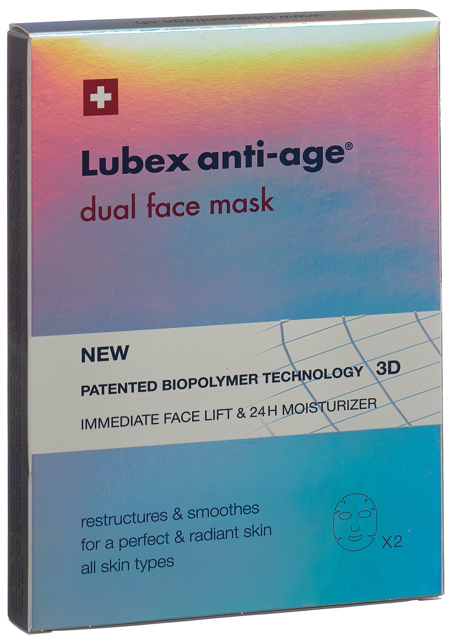 Lubex anti-age dual face mask