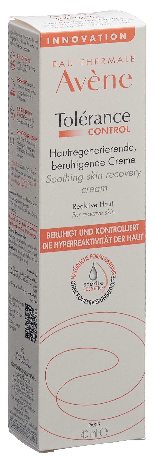 Avène Tolérance Control Creme beruhigend