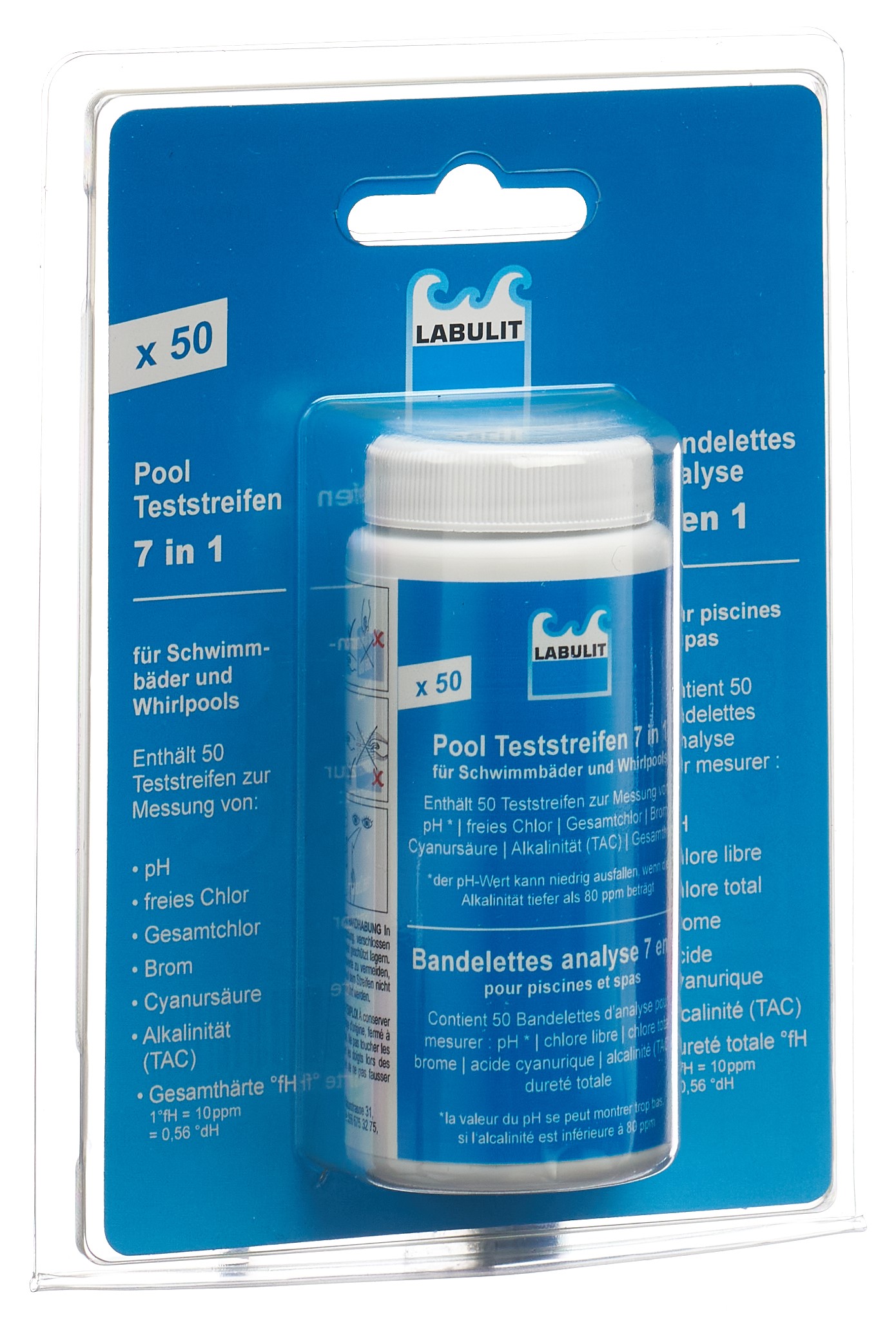 LABULIT Pool Teststreifen 7in1