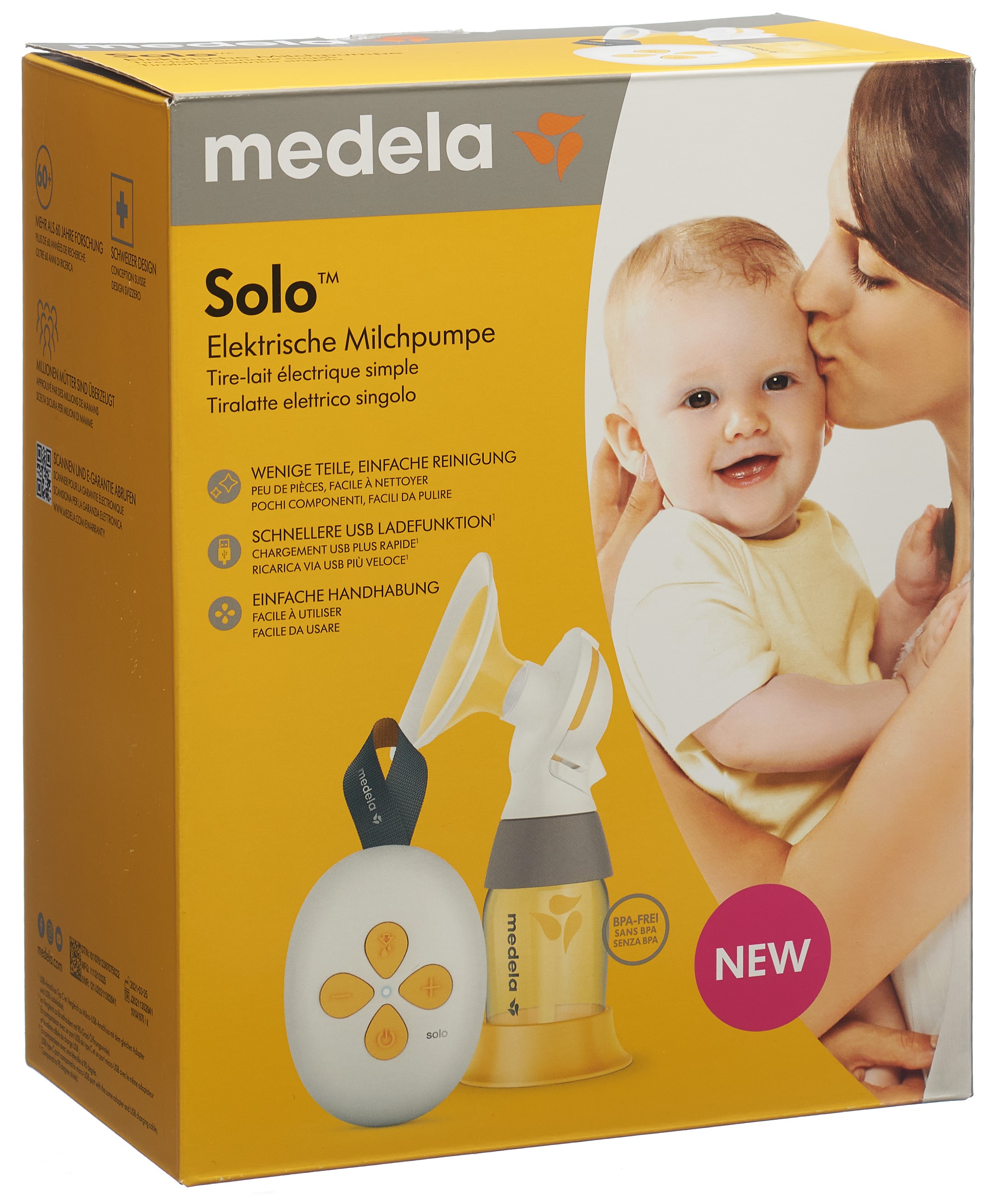 medela Solo elektrische Einzelmilchpumpe