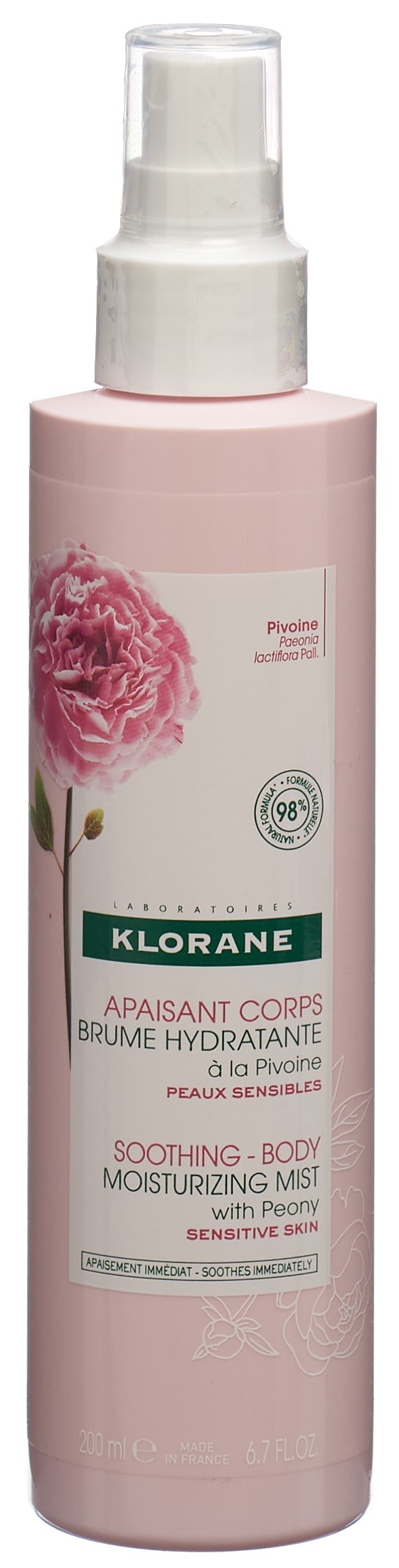 Klorane Pfingstrosen Spray feuchtigkeitsspendend Bio