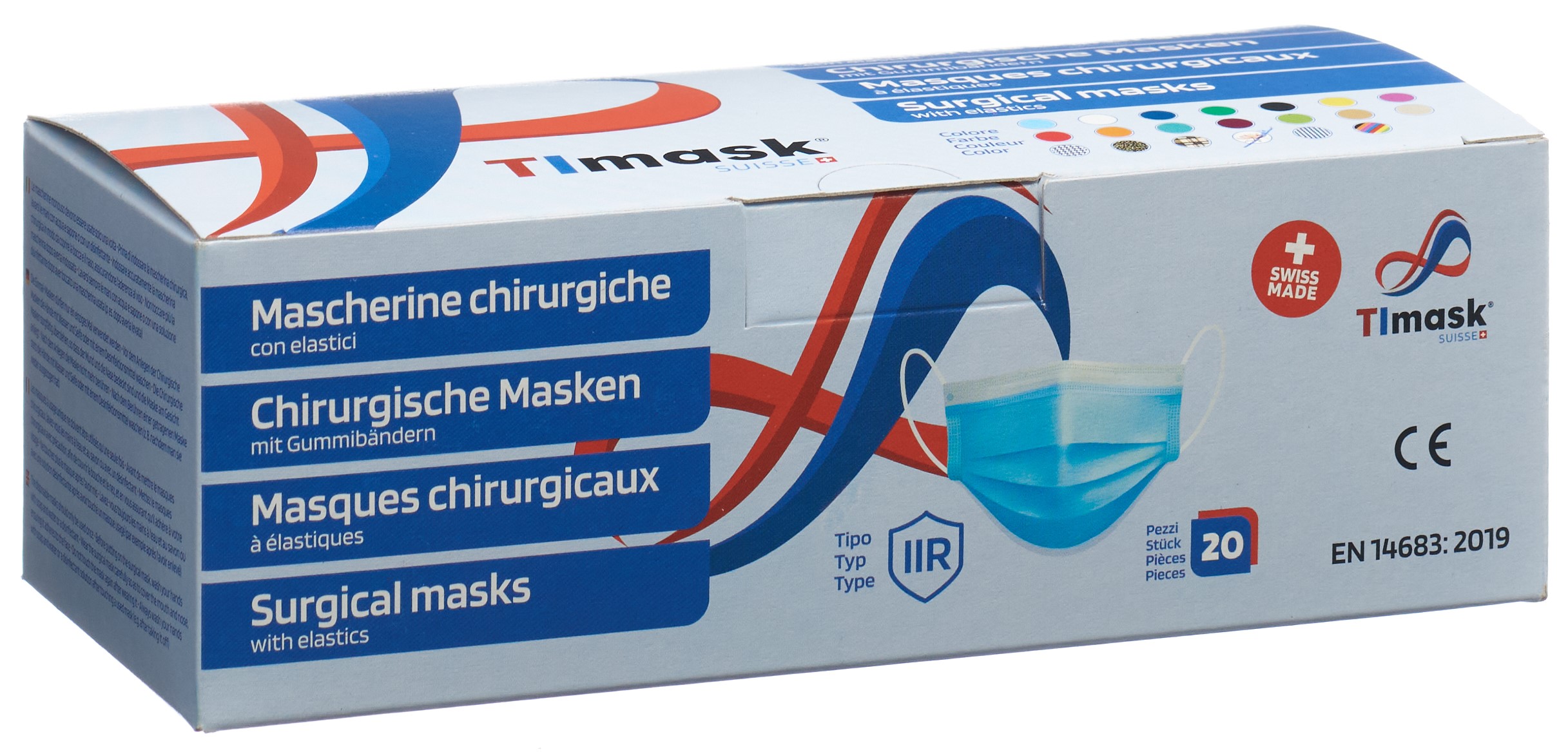 TImask Einweg-Medizinmaske Typ IIR Frühling
