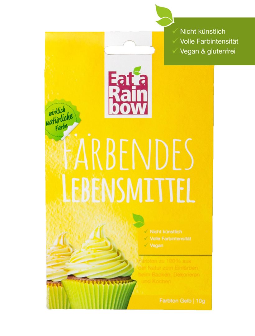 Eat a Rainbow Färbendes Lebensmittel gelb