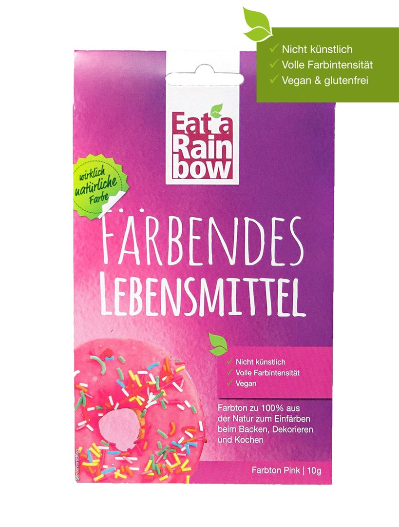 Eat a Rainbow Färbendes Lebensmittel pink