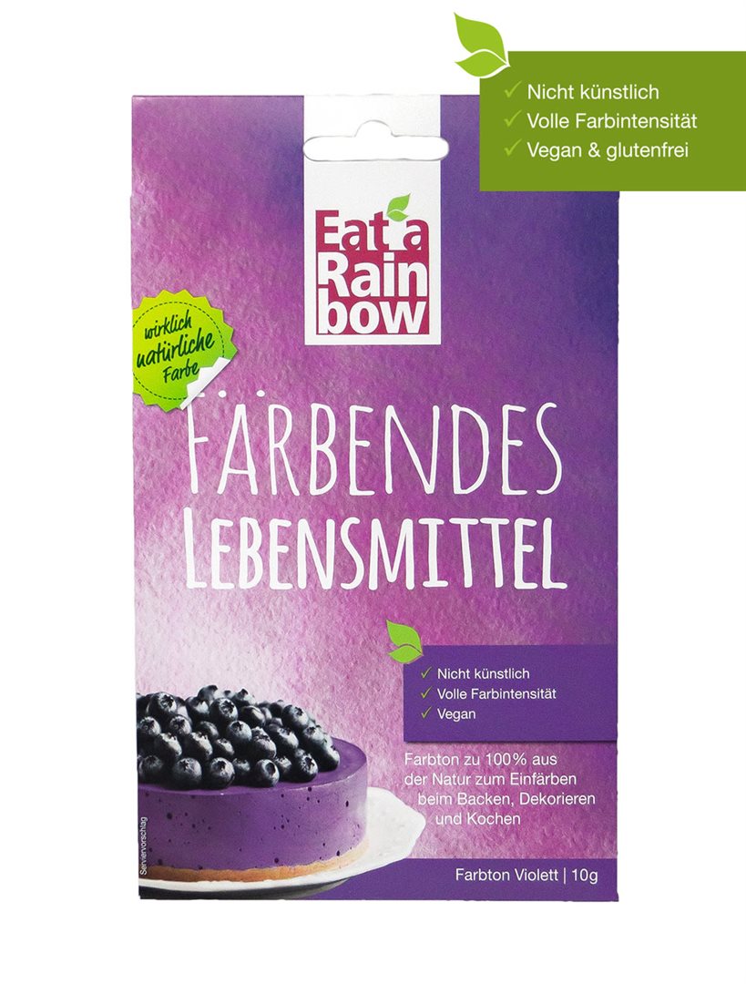 Eat a Rainbow Färbendes Lebensmittel violett
