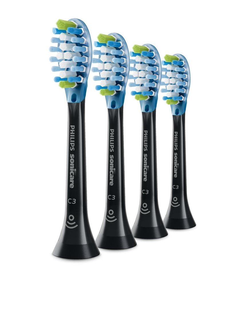 Philips Sonicare Ersatzbürstenköpfe C3 Premium Plaque Defence black HX9044/33