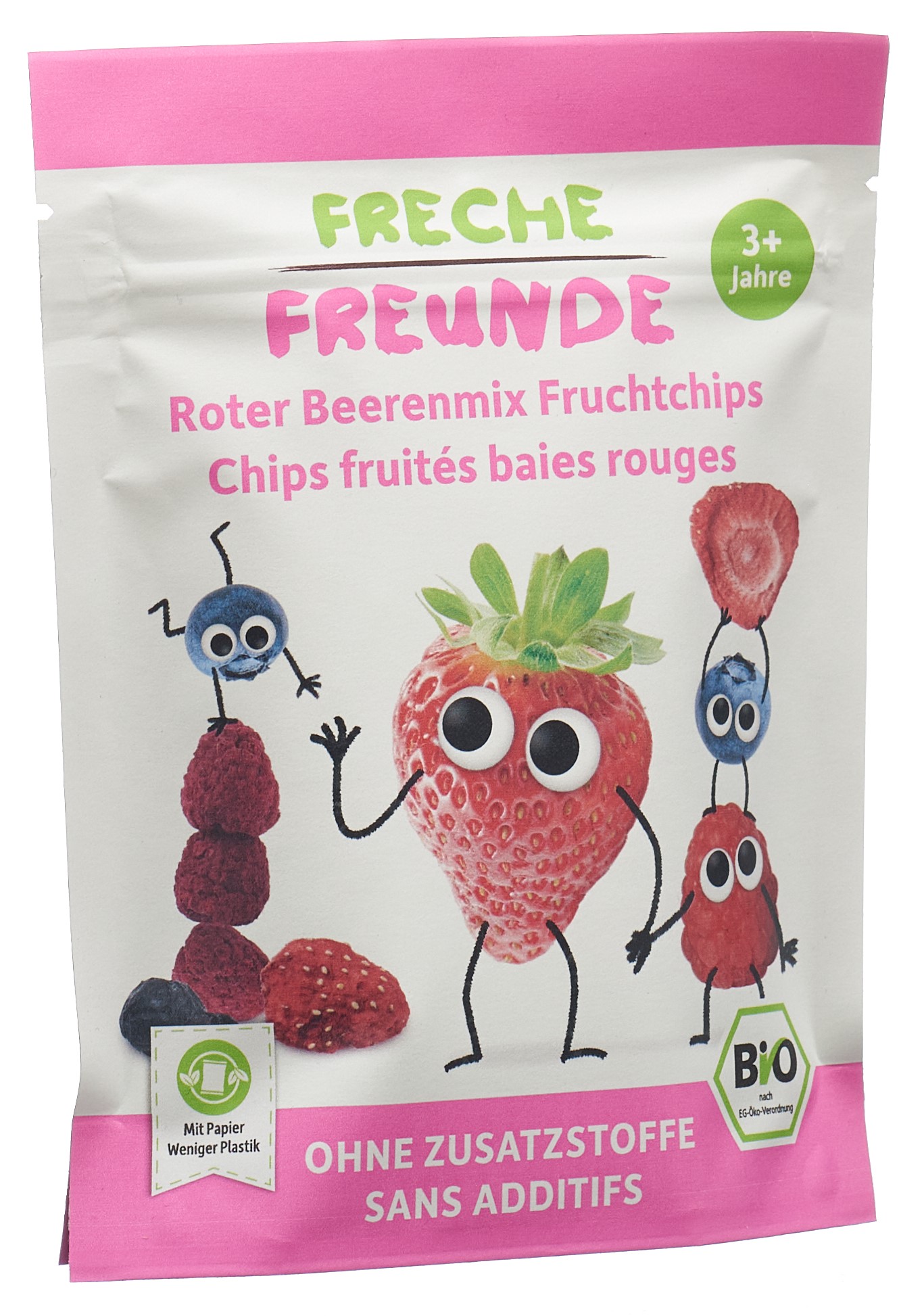 Freche Freunde Fruchtchips roter Beerenmix