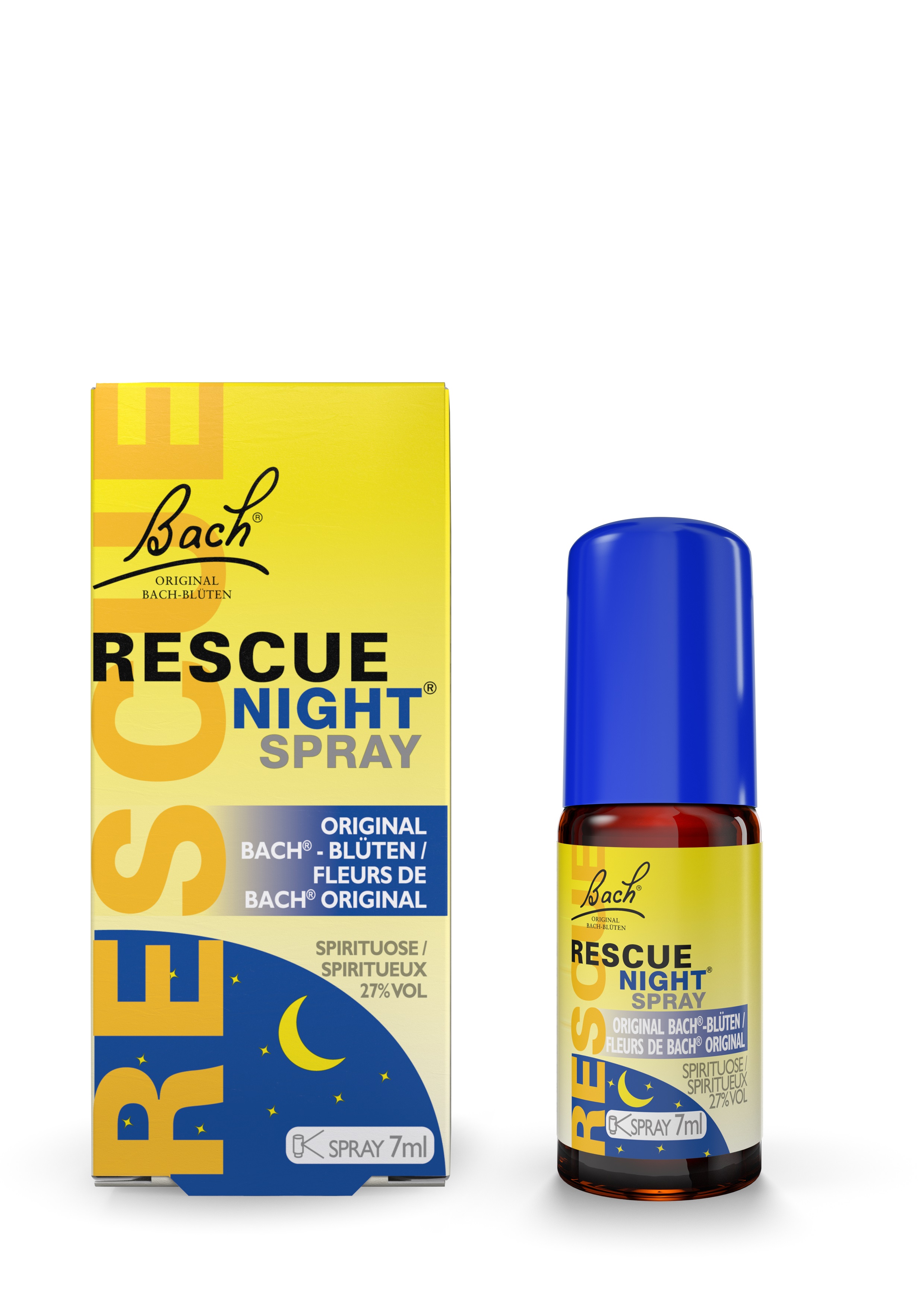Bach Rescue Night Spray in Faltschachtel