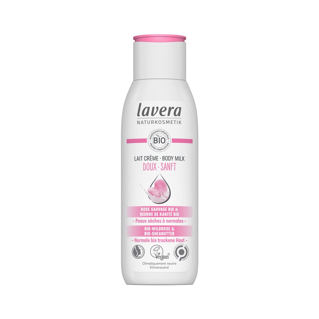 lavera Bodymilk sanft bio Wildrose & bio Sheabutter