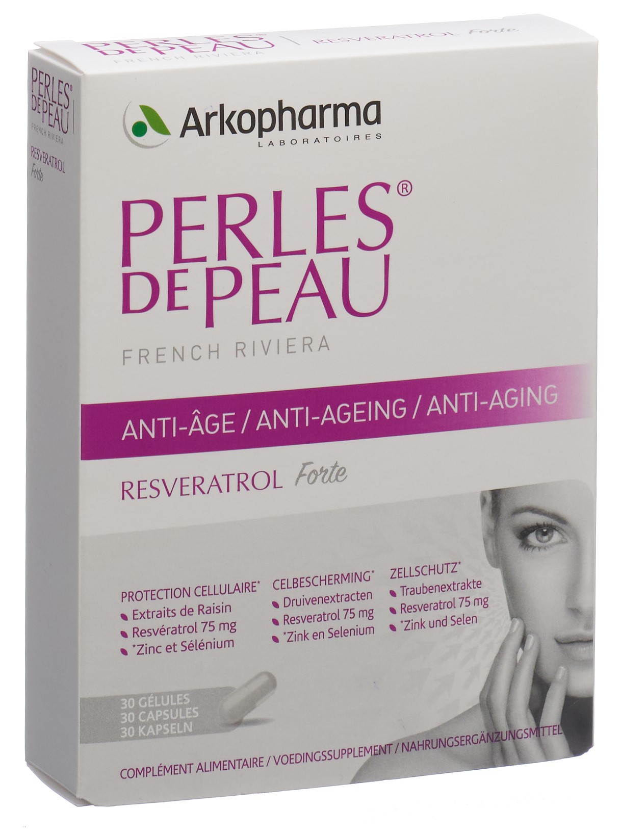 PERLES DE PEAU Resveratrol Kapsel