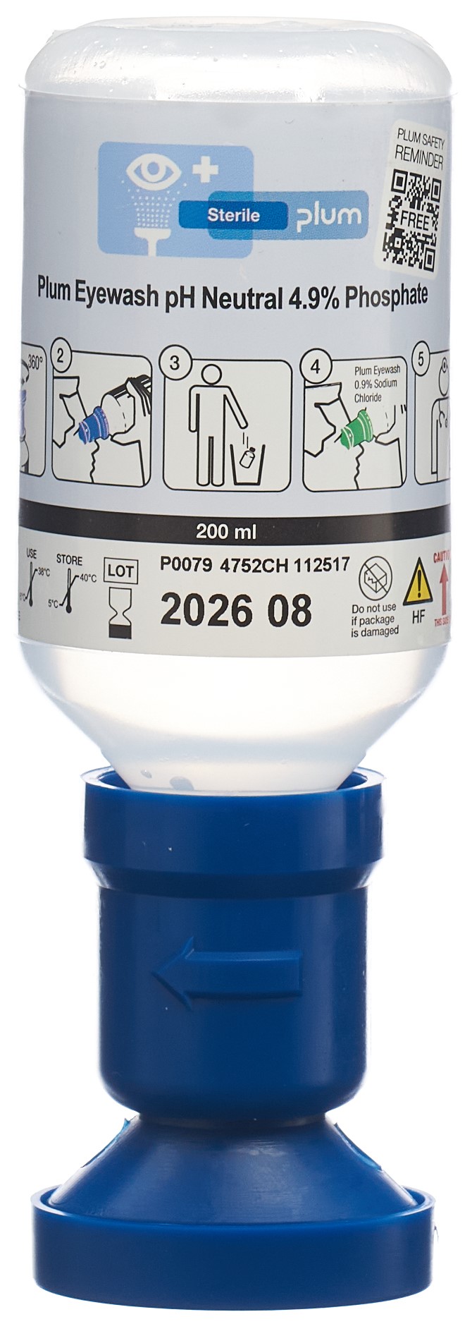 Plum Augenspülflasche ph-neutral 4.9 %