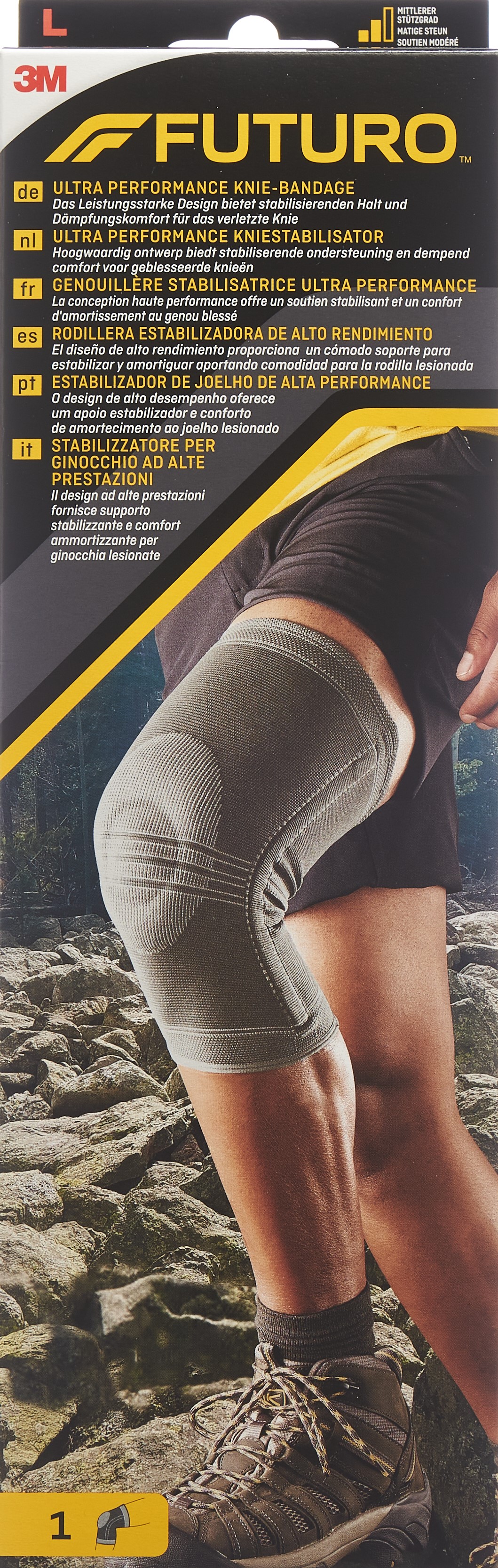 Genouillère Performance FUTURO 3M Taille X-LARGE – Ajustable Gauche/droit – Neuf