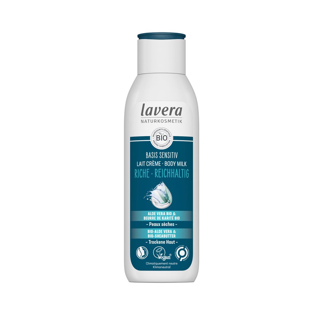 lavera Basis Sensitiv Bodymilk reichhaltig Aloe-Vera & Shea