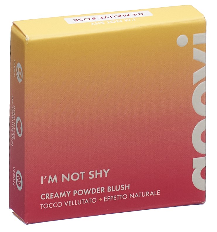 Goovi Mauve/Rose Blush I'm Not Shy Fard En Poudre Crémeux Mauve Rose Taille 04