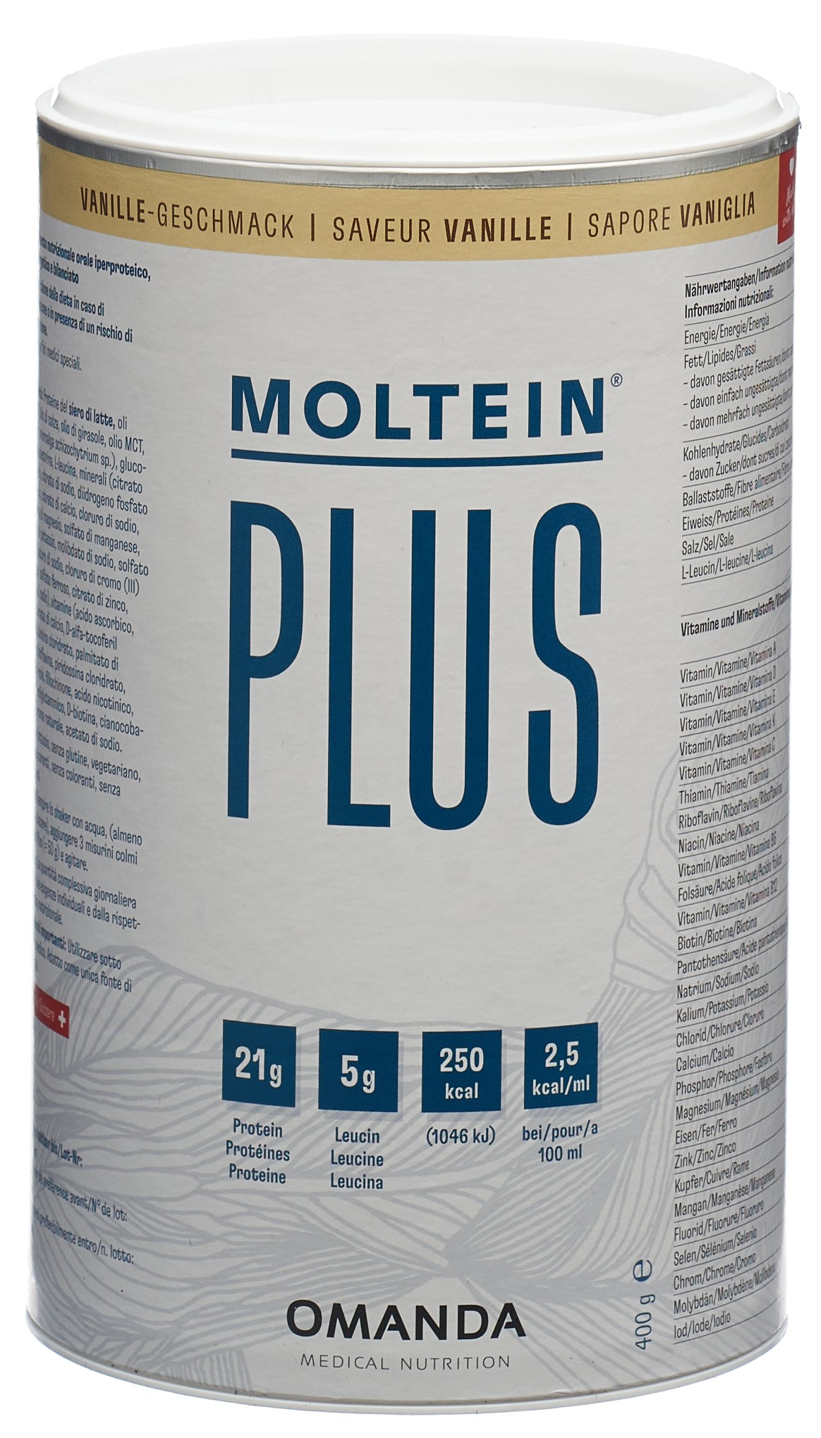 MOLTEIN PLUS 2.5 Vanille