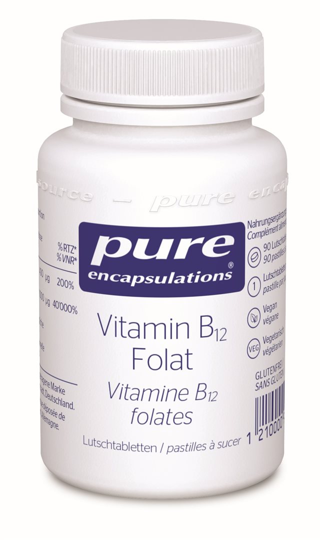 pure encapsulations Vitamin B12 Folat Lutschtablette Schweiz